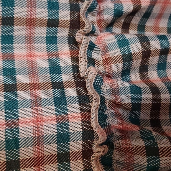 COMPANIA FANTASTICA Checked Mini Tunic Dress with Long Sleeves - Picture 12 of 12